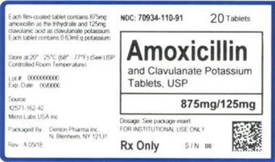 70934 110 91 Master Bottle Label Approval   Rev A 05 18